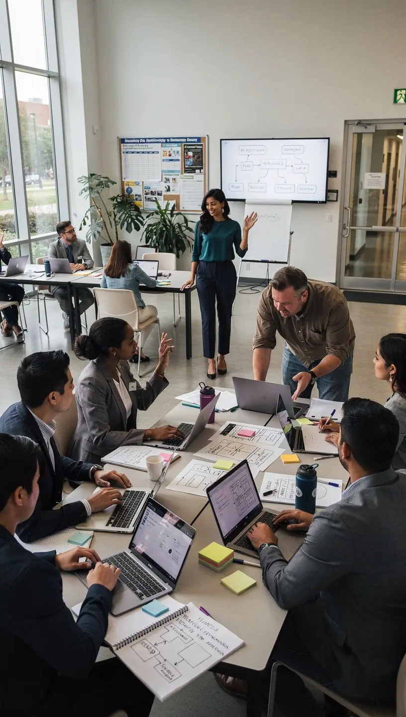 Visual guide for mapping daily routines efficiently