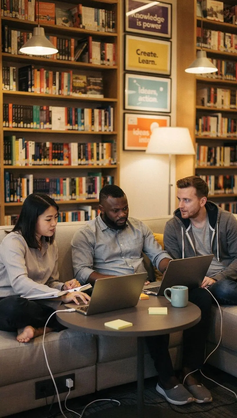 Modern office environment